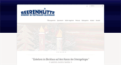 Desktop Screenshot of beerenhuette.de